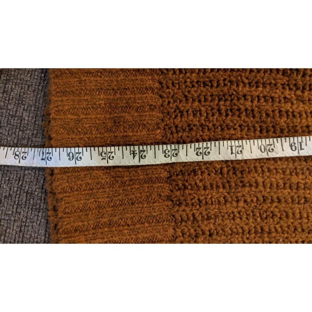 American Eagle Off the Shoulder Orange/Rust Sweater XS - Picture 4 of 6